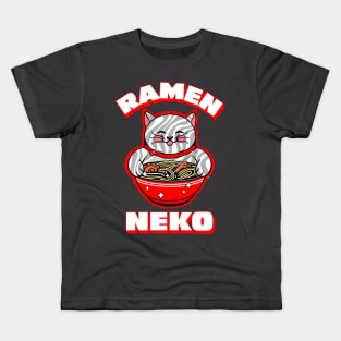 RAMEN Life Kawaii Cat Kids T-Shirt